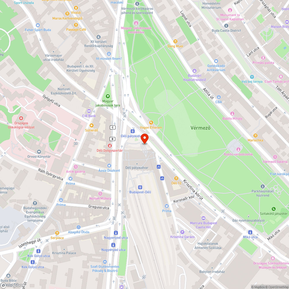 Déli bejelentés helye