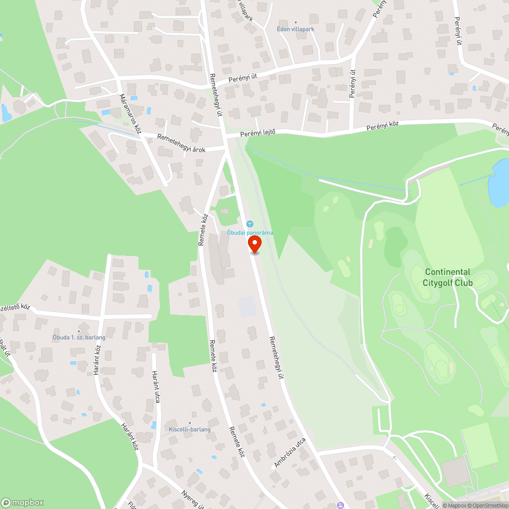 Kiszáradt fák a Remetehegyi úton bejelentés helye