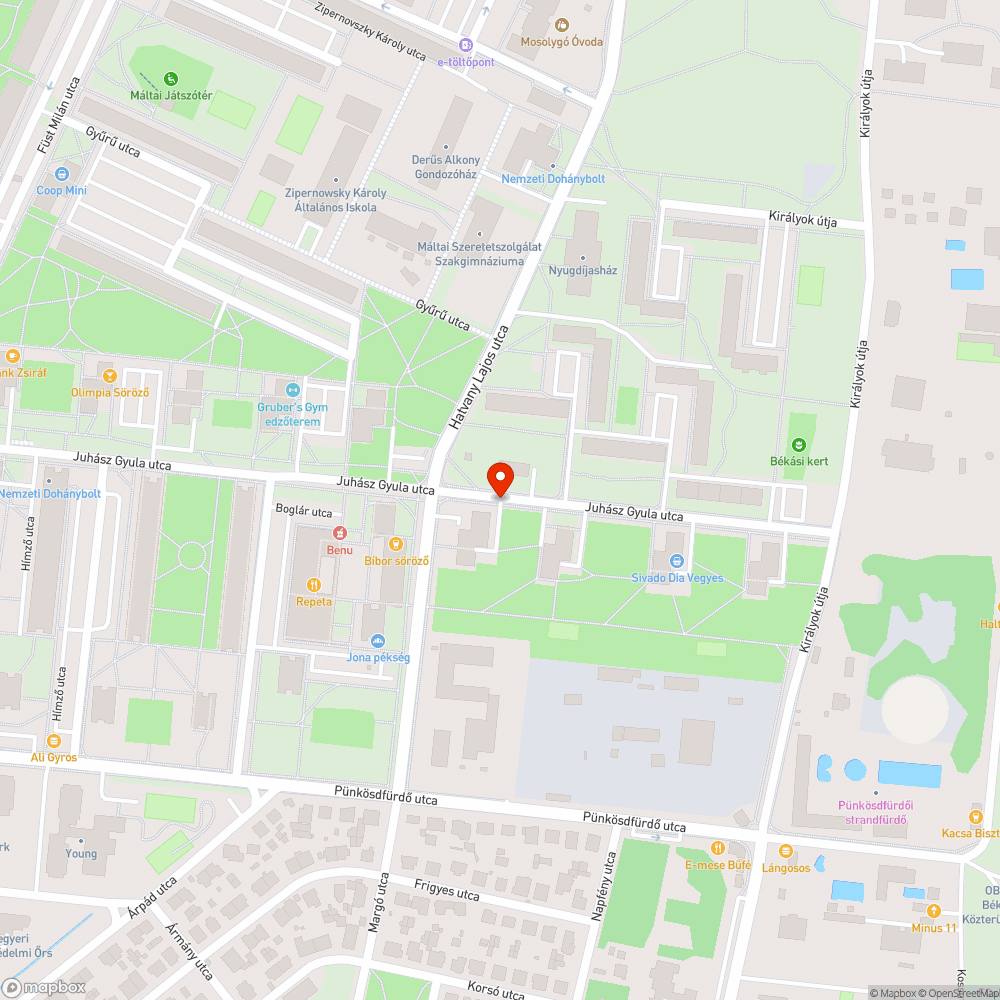 Zöldterületen parkolás bejelentés helye