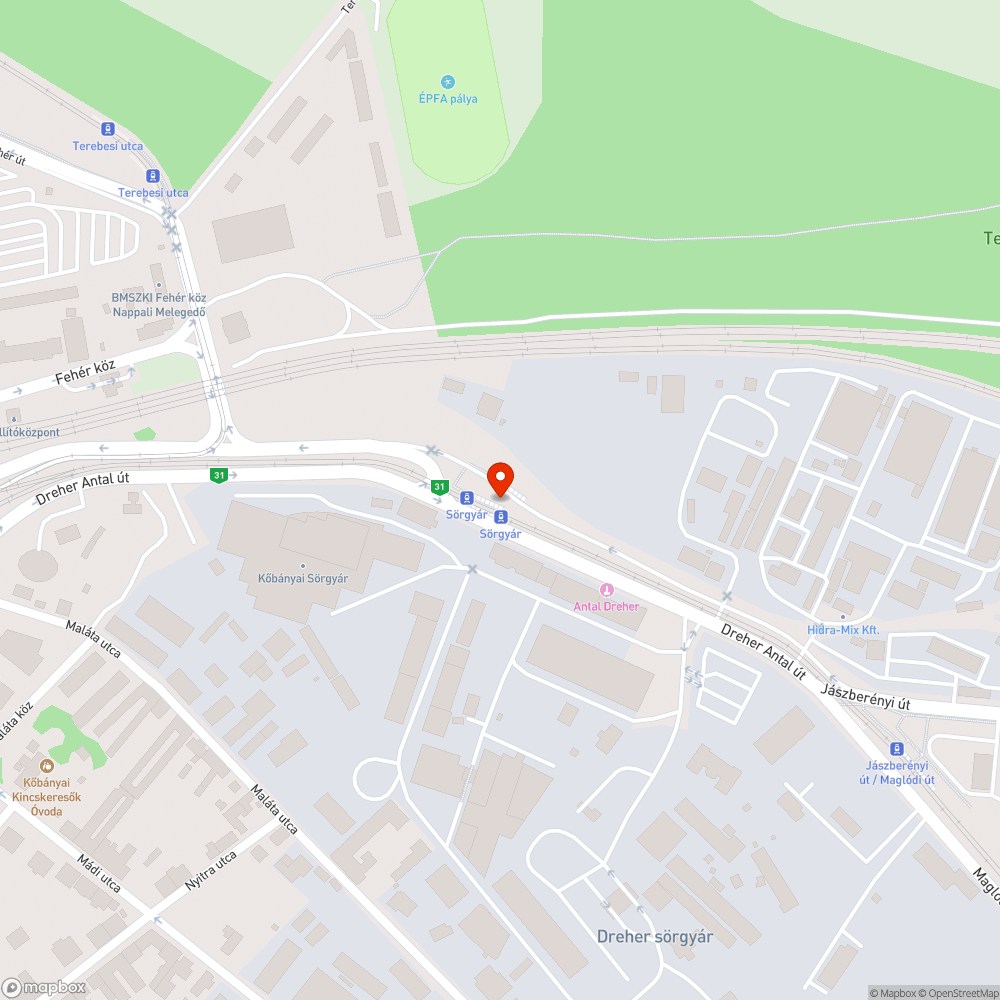 Egy nagyobb szemétkupac bejelentés helye