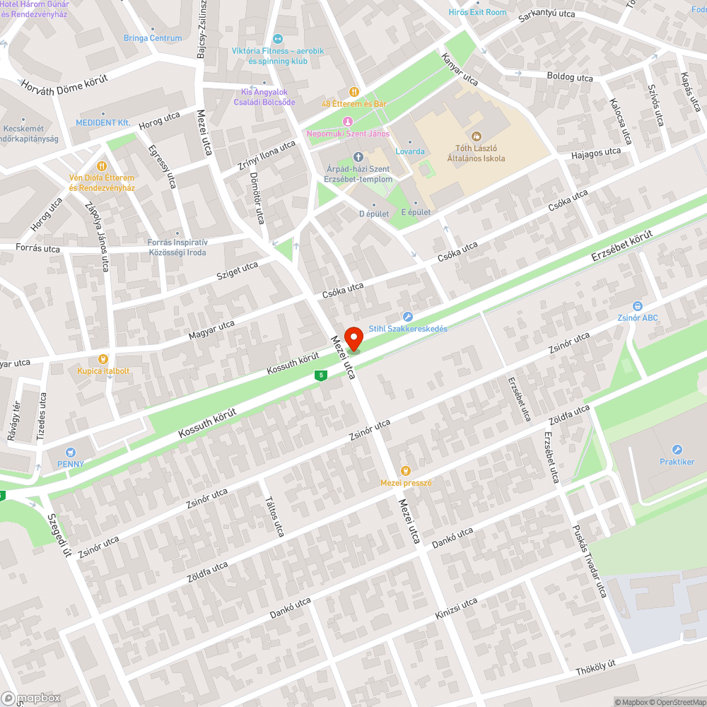 Megsüllyedt aknafedelek az Erzsébet körúton bejelentés helye