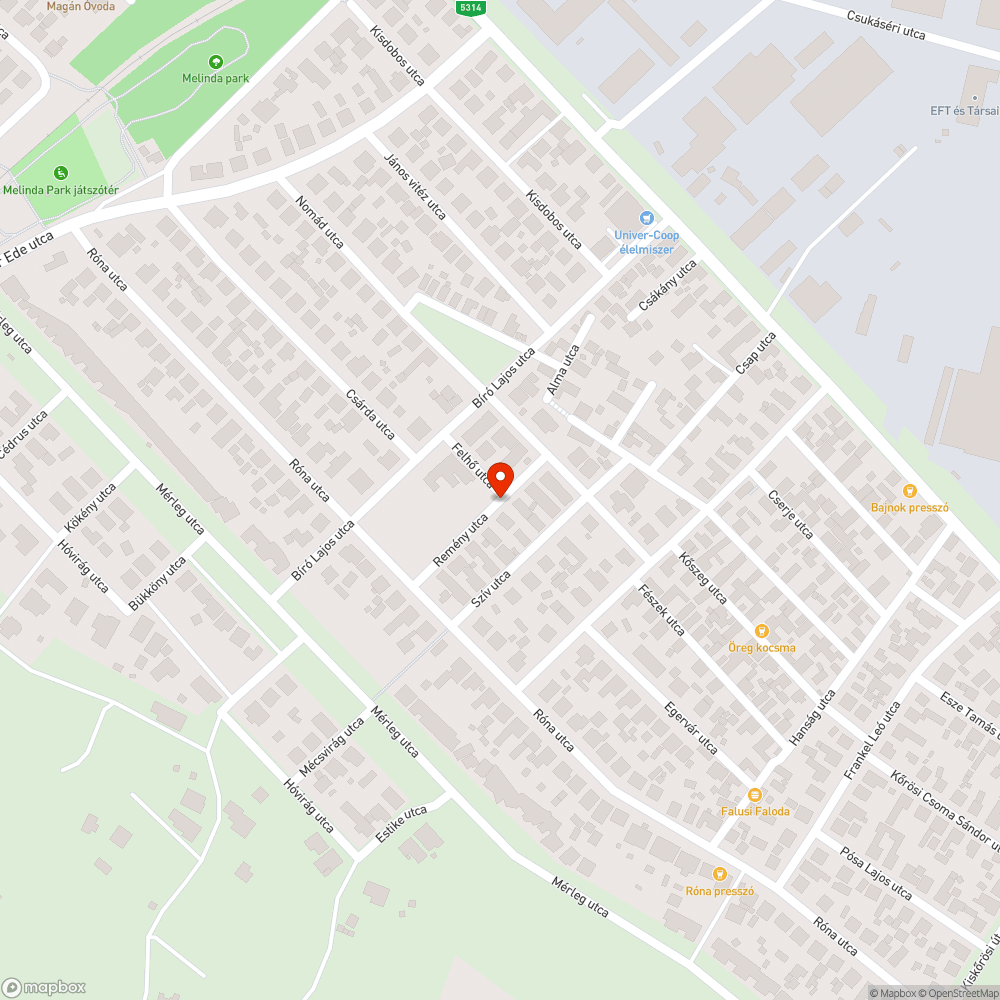 Teljes utcaszakaszon nincs közvilágítás bejelentés helye