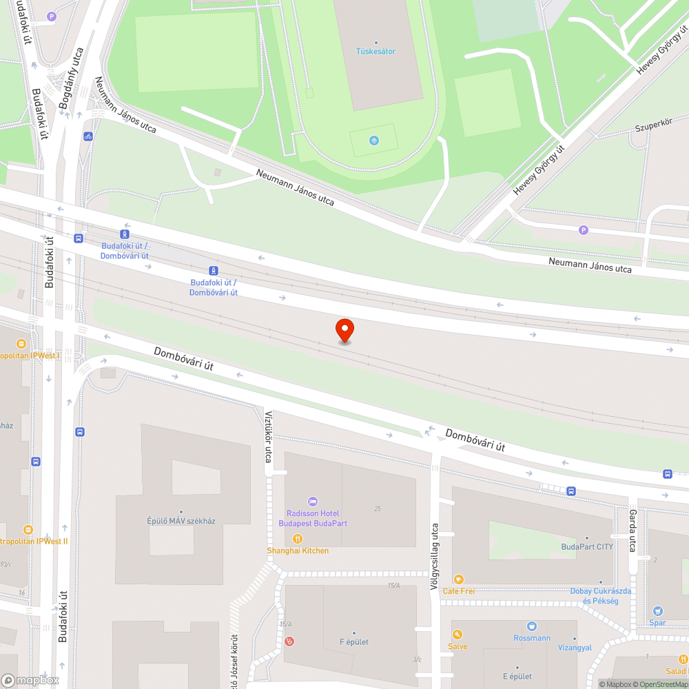 Bálványfák végig a töltésen bejelentés helye