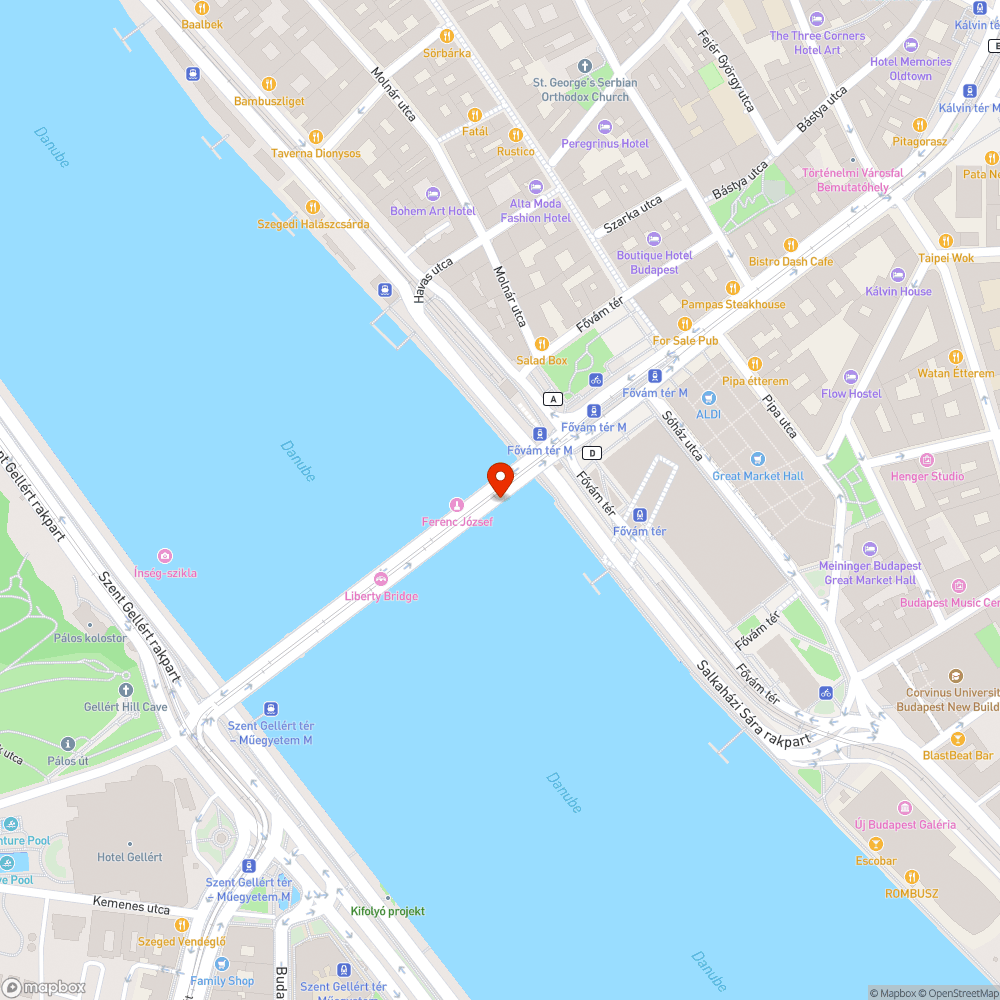 szemeteszsák túlcsorduló szeméttel  a hídon bejelentés helye