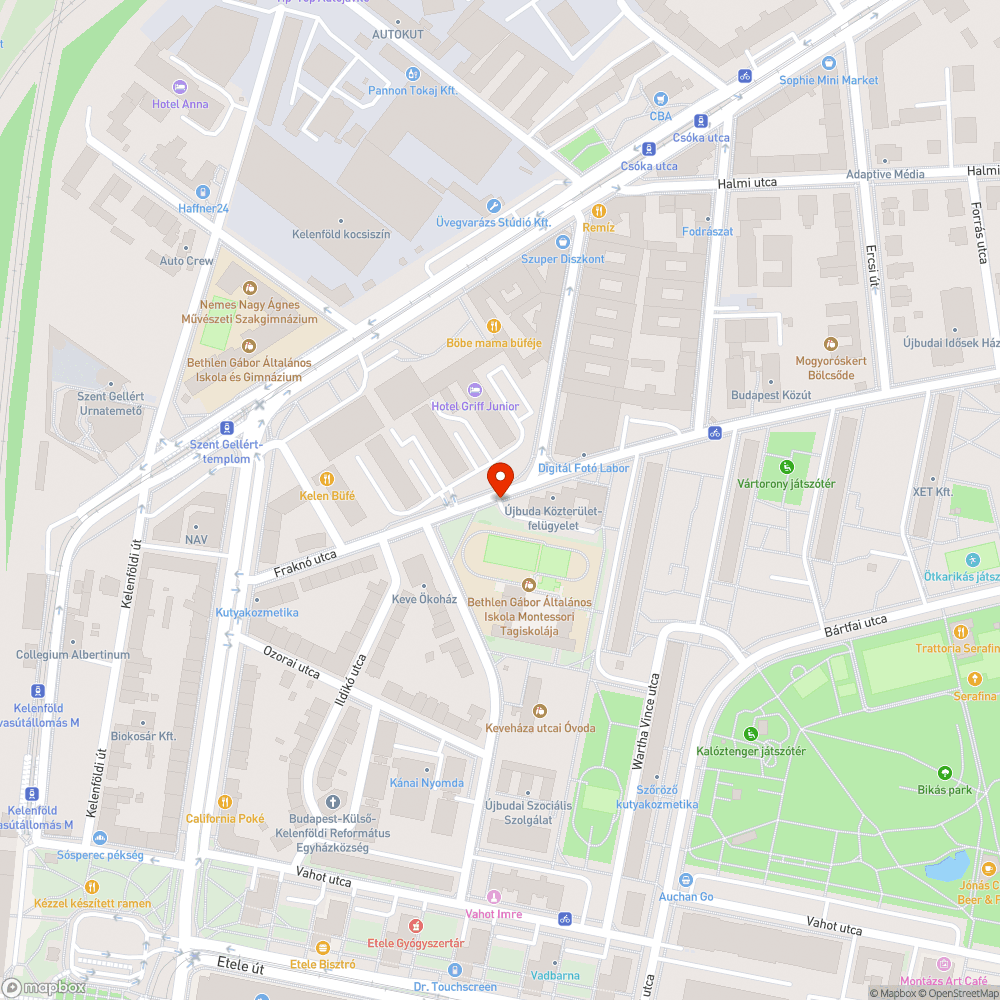 Takarásban lévő táblák bejelentés helye