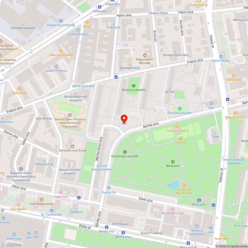 Halott fa bejelentés helye