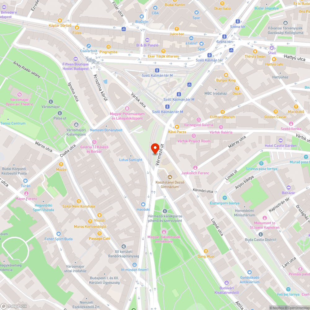 Kidobott holmi a Széll Kálmán térnél bejelentés helye