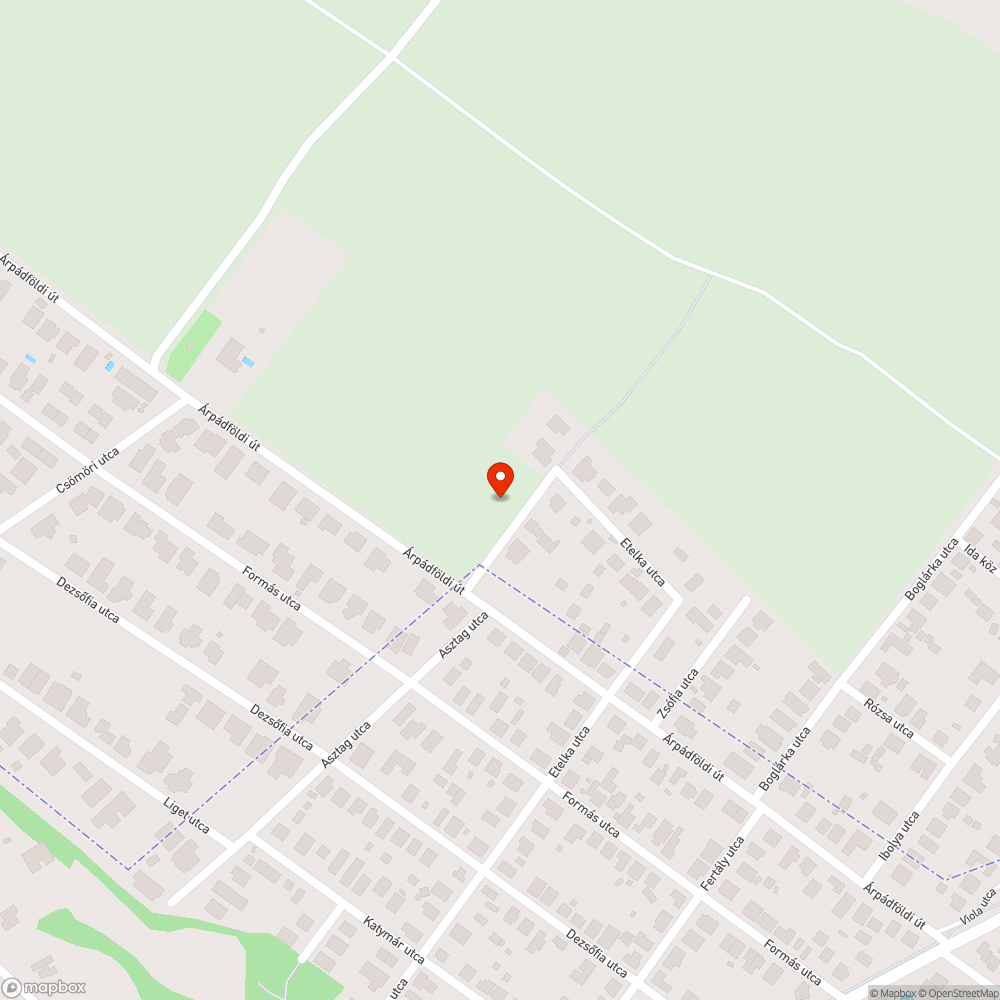 Nehezen járható kátyús közterületi útrészek bejelentés helye