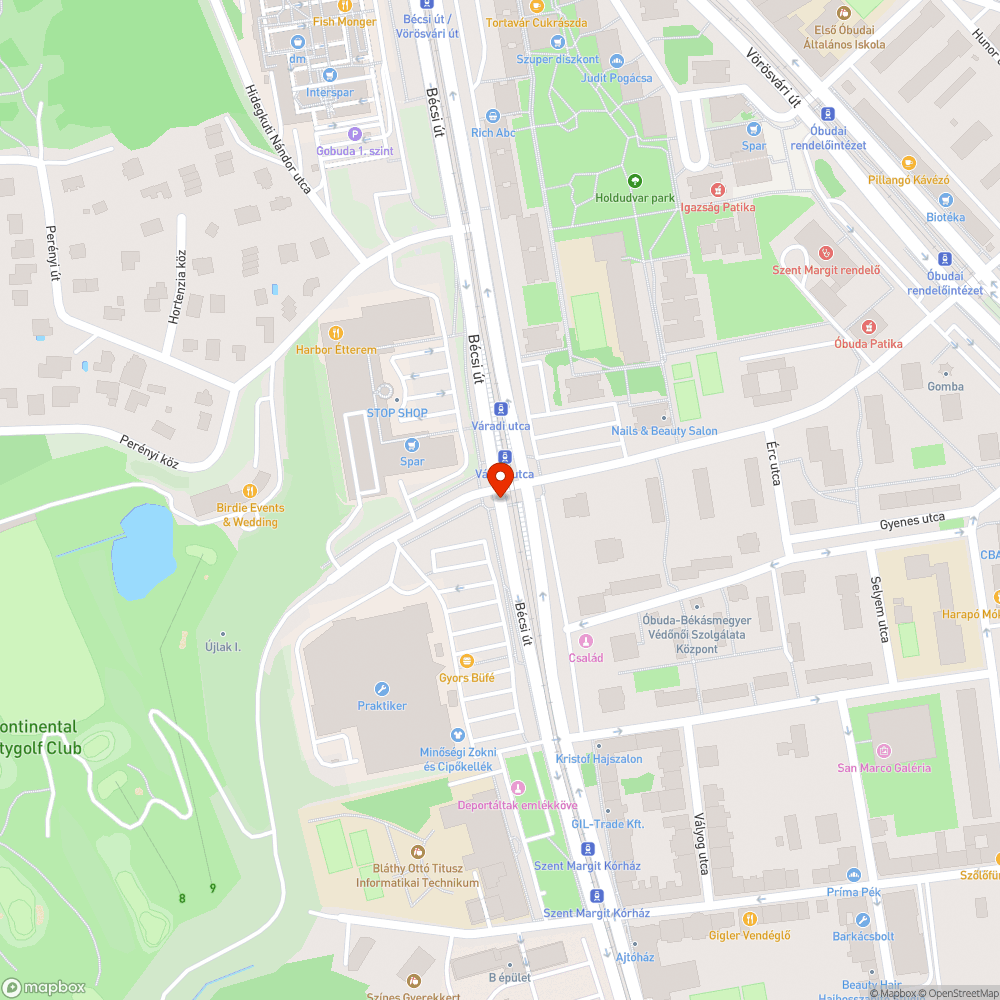 Áll a víz bejelentés helye