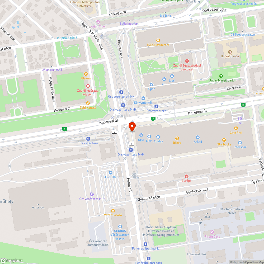 Vigyázz, törött! bejelentés helye