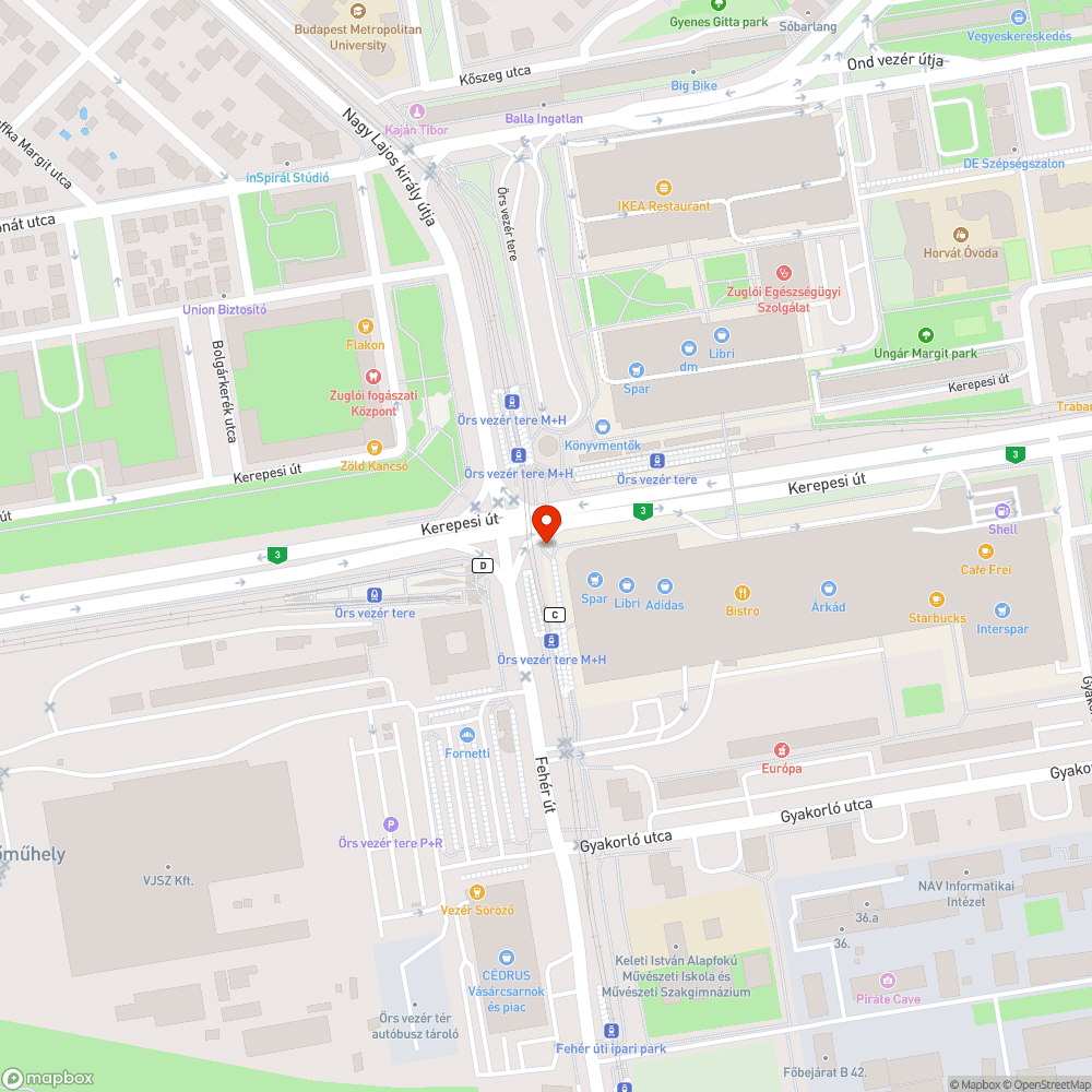 Korlát bejelentés helye