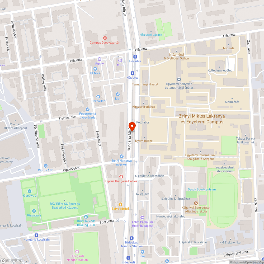 Halott fa bejelentés helye