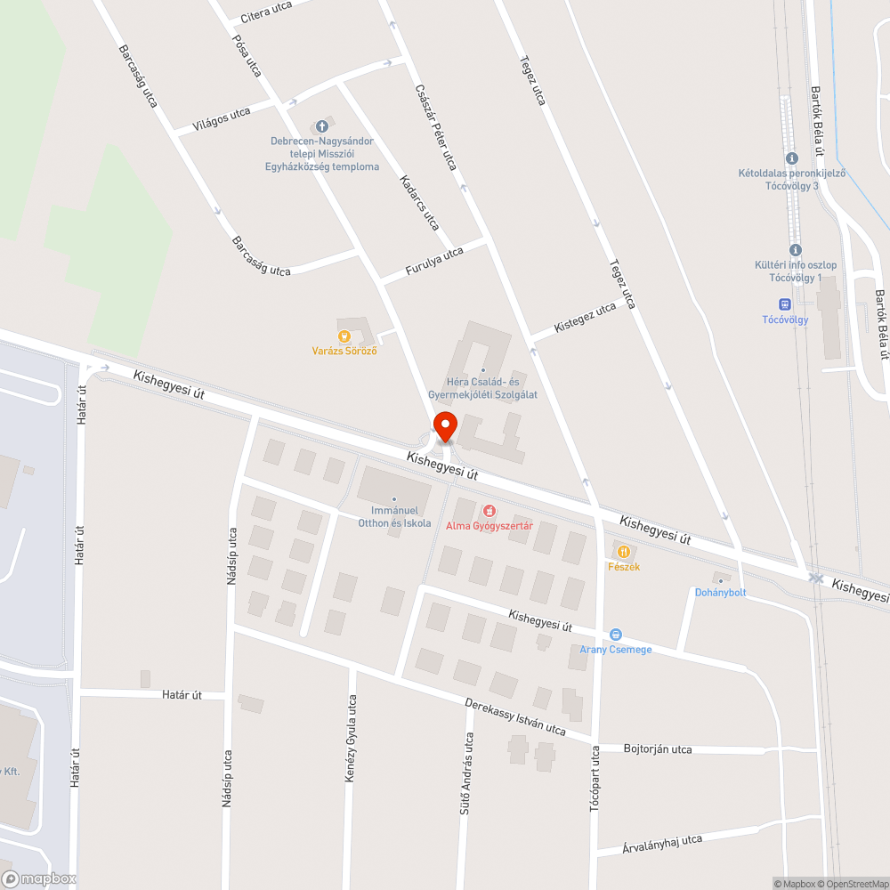 Balesetveszély bejelentés helye