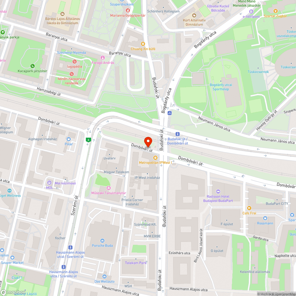 Elhagyott jármű bejelentés helye