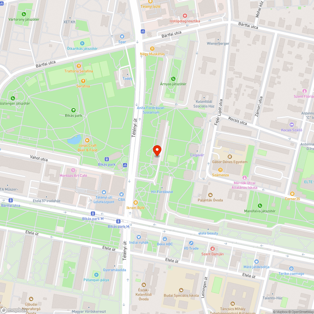 Mozdulatlan jármű bejelentés helye