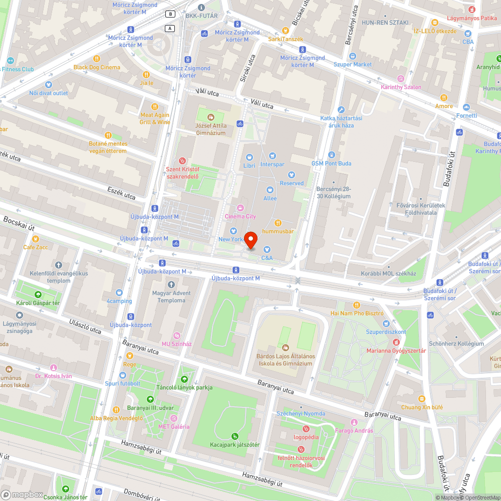 Eltűnt kerékpártámaszok bejelentés helye