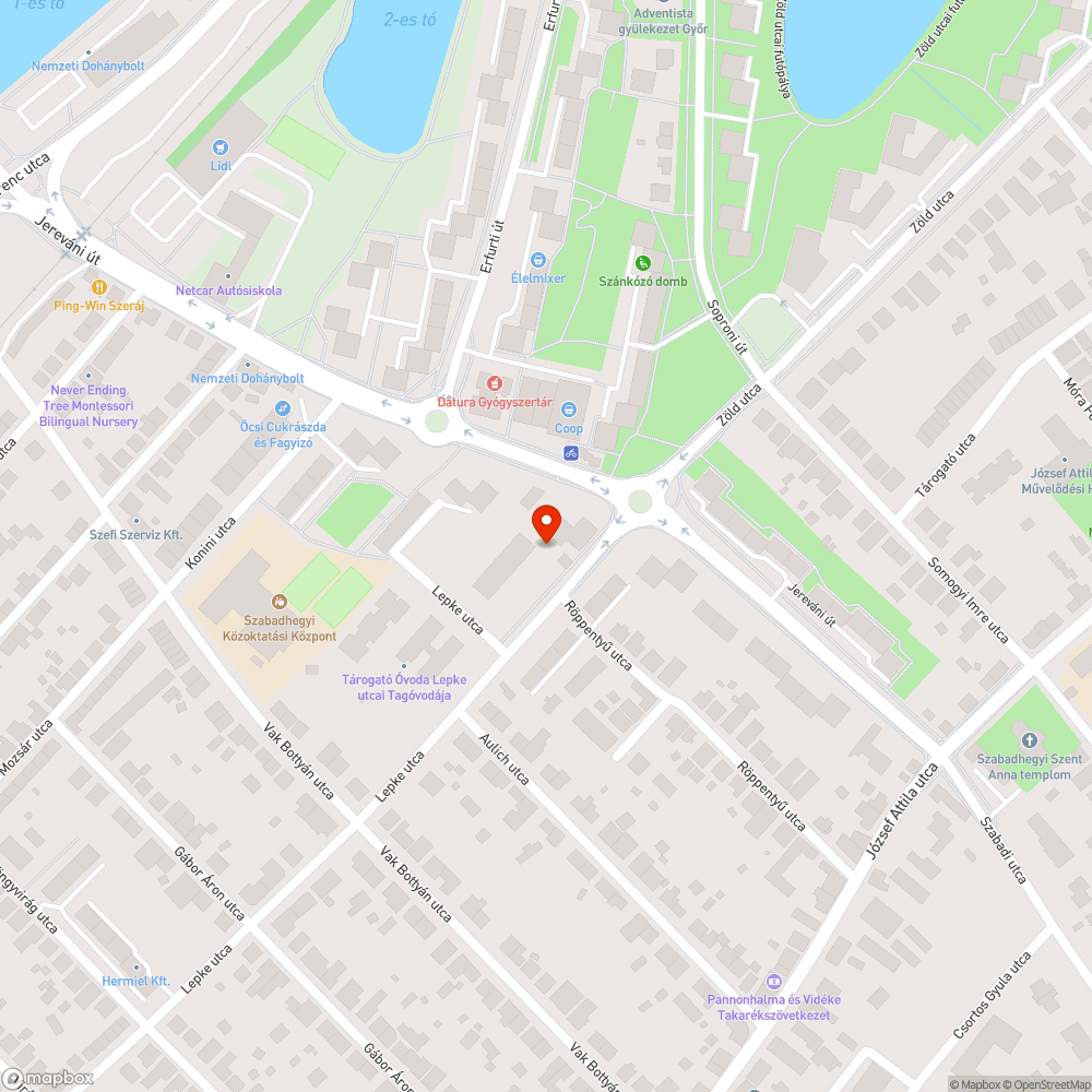 Trafóház melletti szemét bejelentés helye