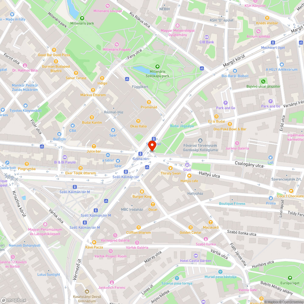 Tócsa az útban bejelentés helye