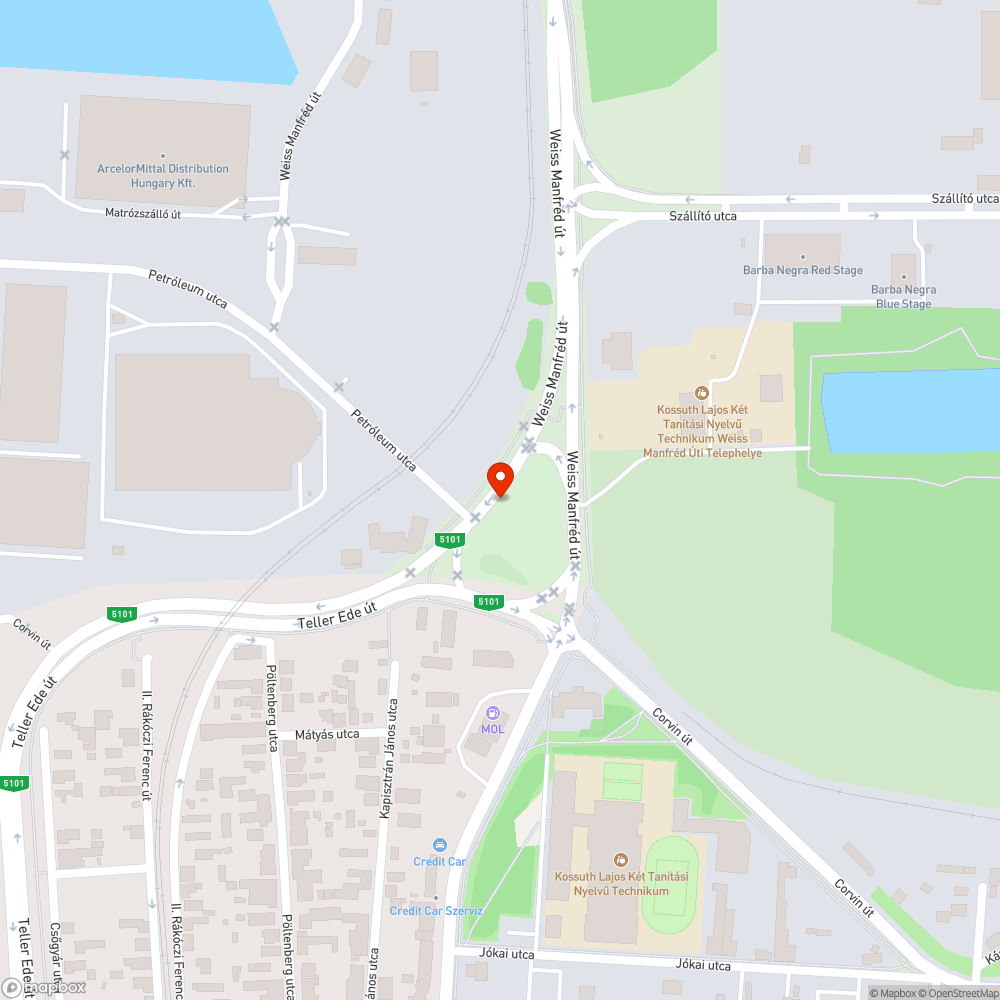 Kidöntött vill. oszlop. bejelentés helye