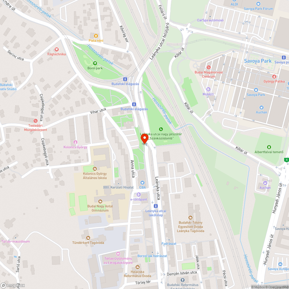 Festés bejelentés helye