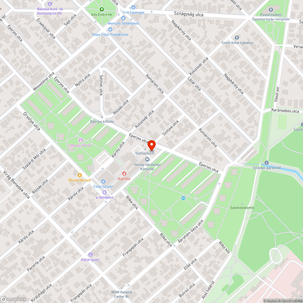 Bálványfa bejelentés helye