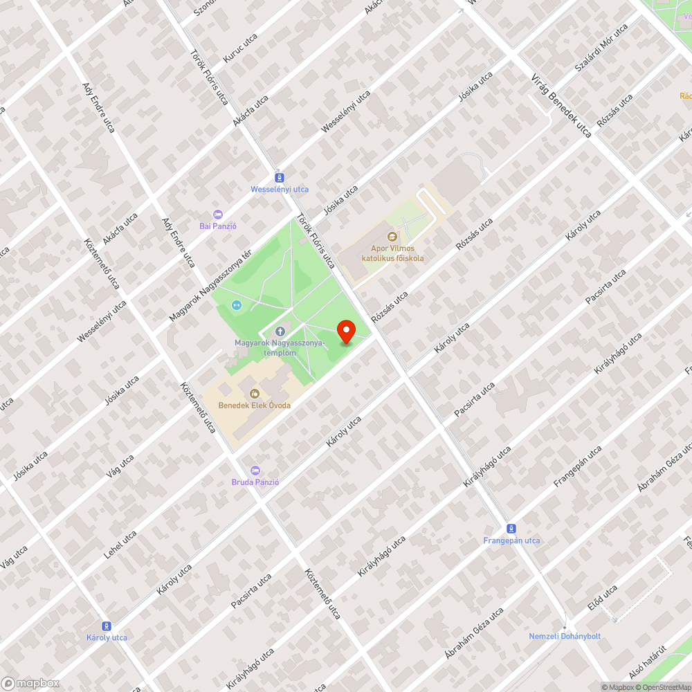 Bálványfák bejelentés helye