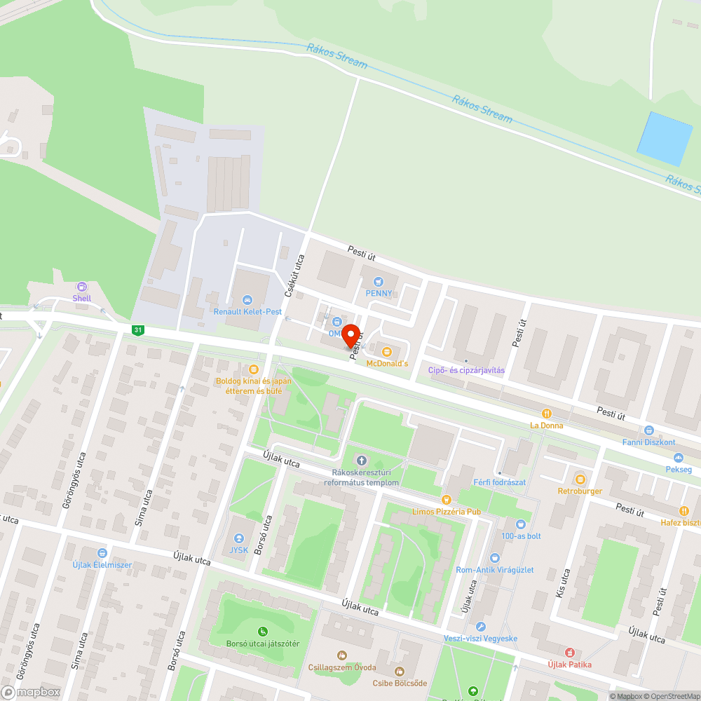 Bokor takarja a táblát bejelentés helye