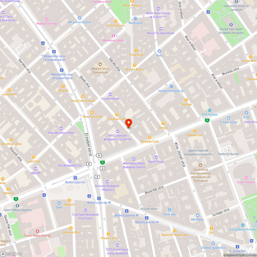 Útra kihajló fa bejelentés helye