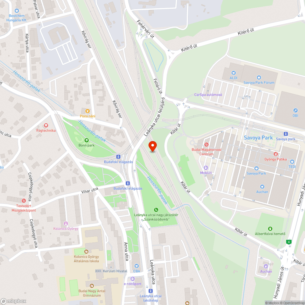 Bálványfa bejelentés helye