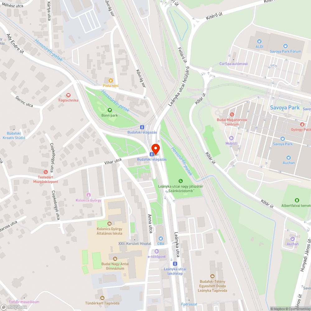 Bálványfa bejelentés helye