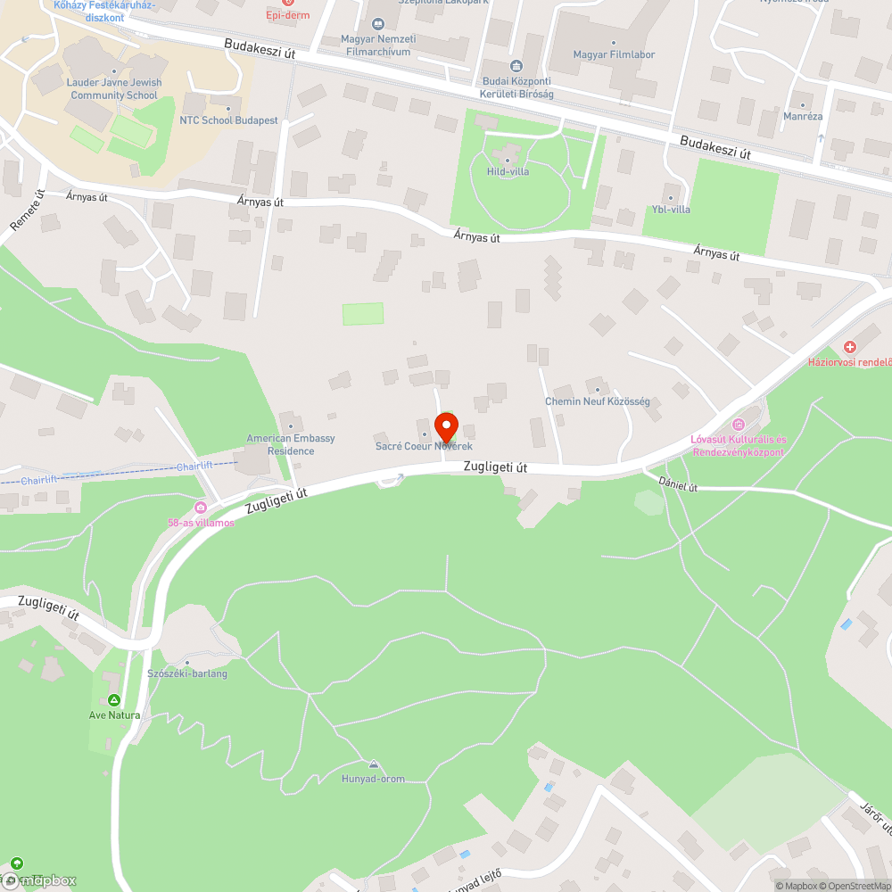 Törött járda bejelentés helye