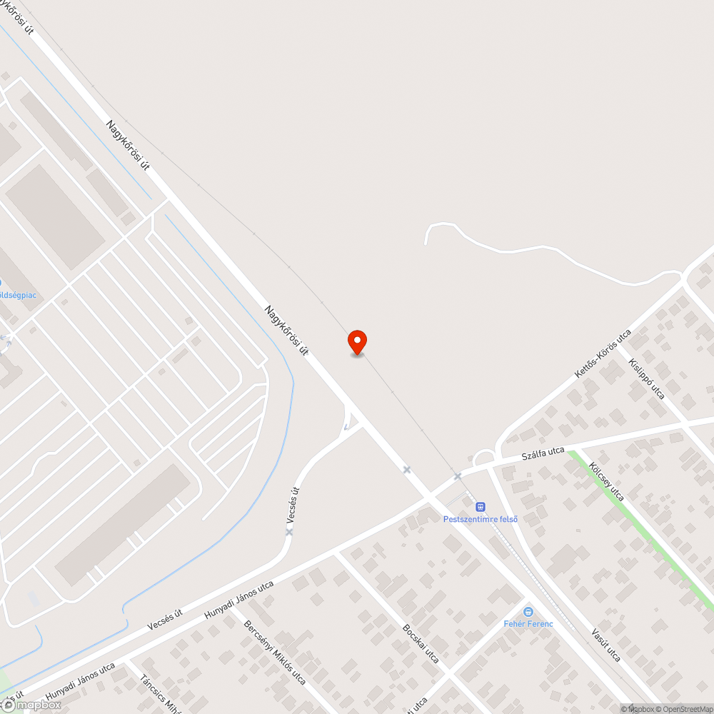 Szemét a lajosmizsei vasút mellett bejelentés helye