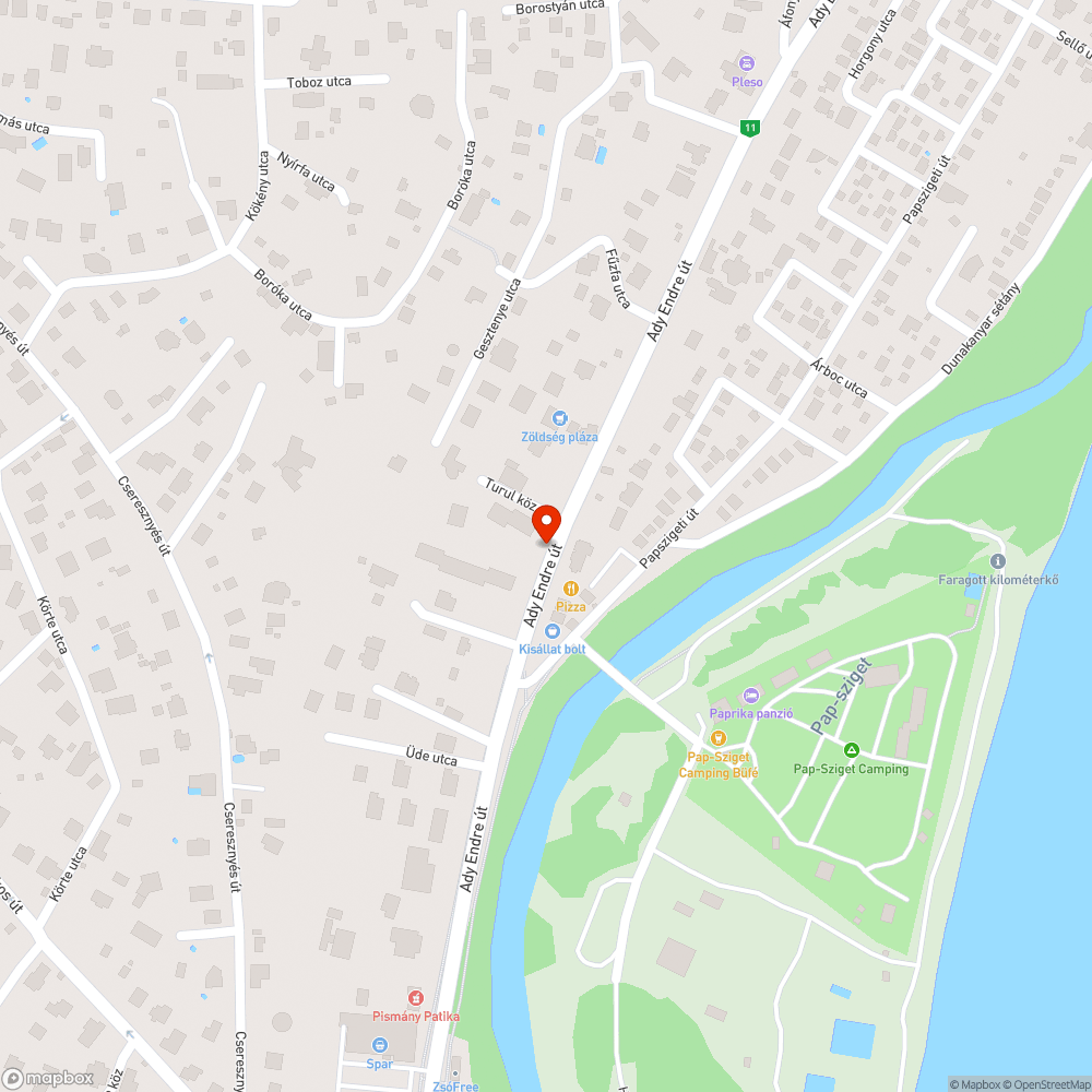 Levágott nagy ágak bejelentés helye