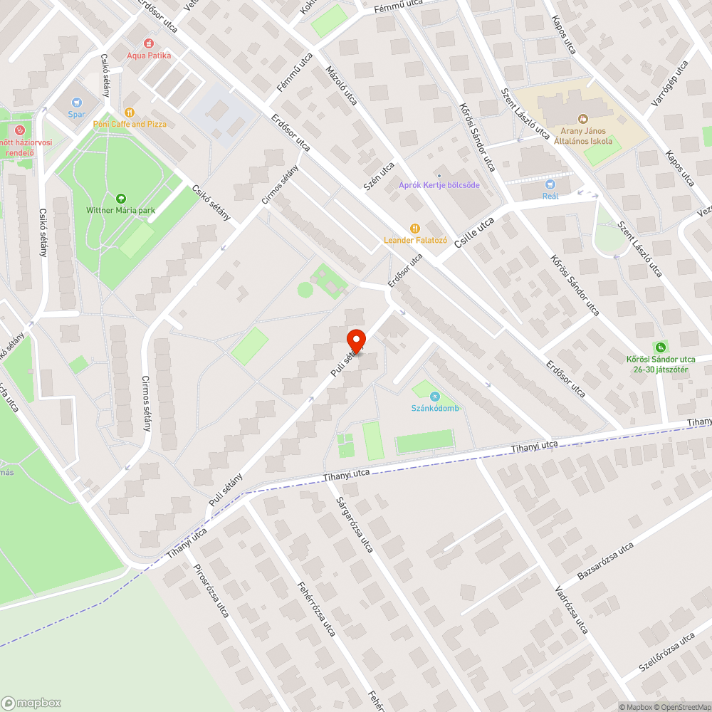 Hiányzó tábla bejelentés helye