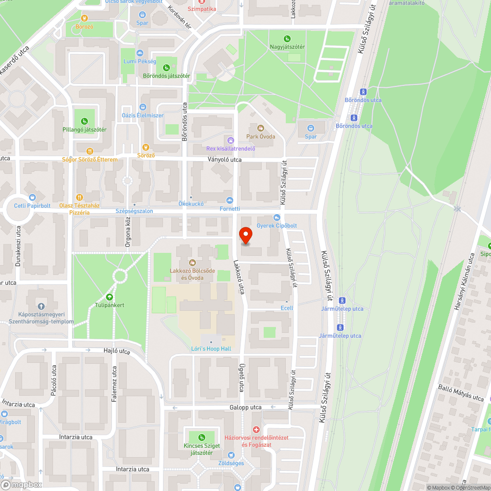 kiszáradt fa bejelentés helye