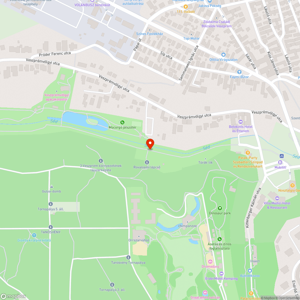 Betekints völgy Veszprém zöldterület helyreállítás bejelentés helye