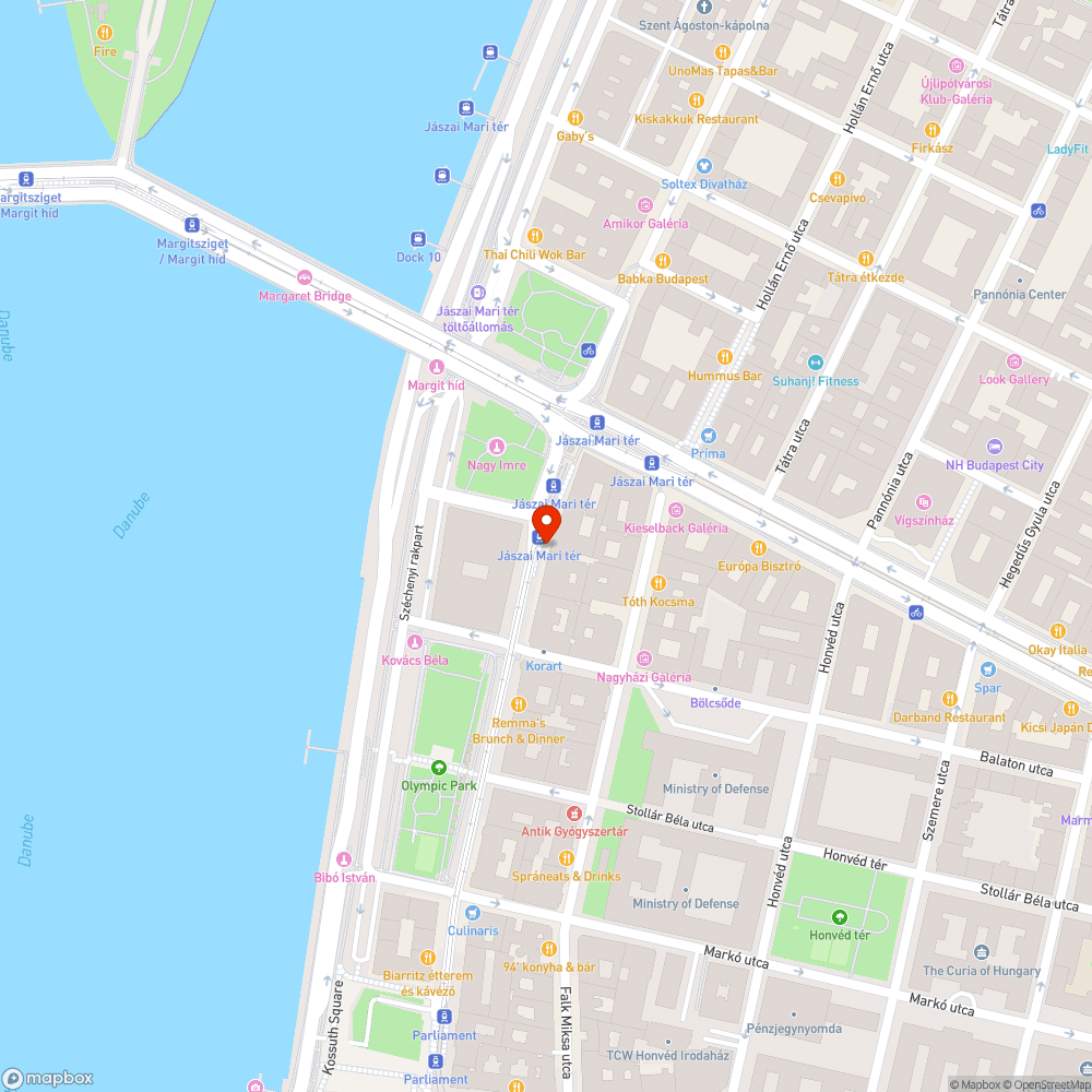 Balassi Bálint utca 27-19 közti kátyúk bejelentés helye