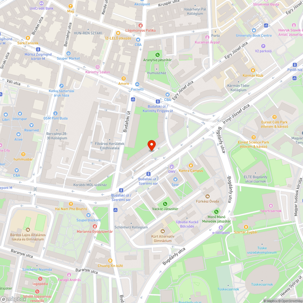 Hiányzó fa bejelentés helye