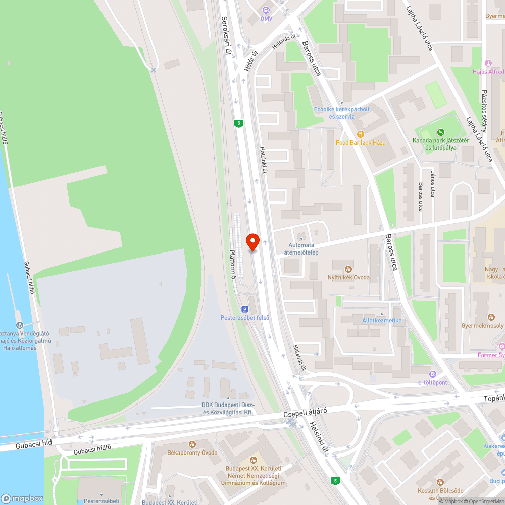 Üres tábla bejelentés helye