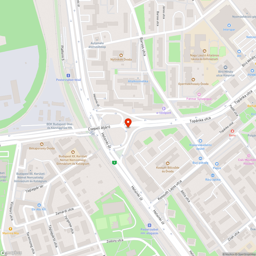 Bálványfa bejelentés helye