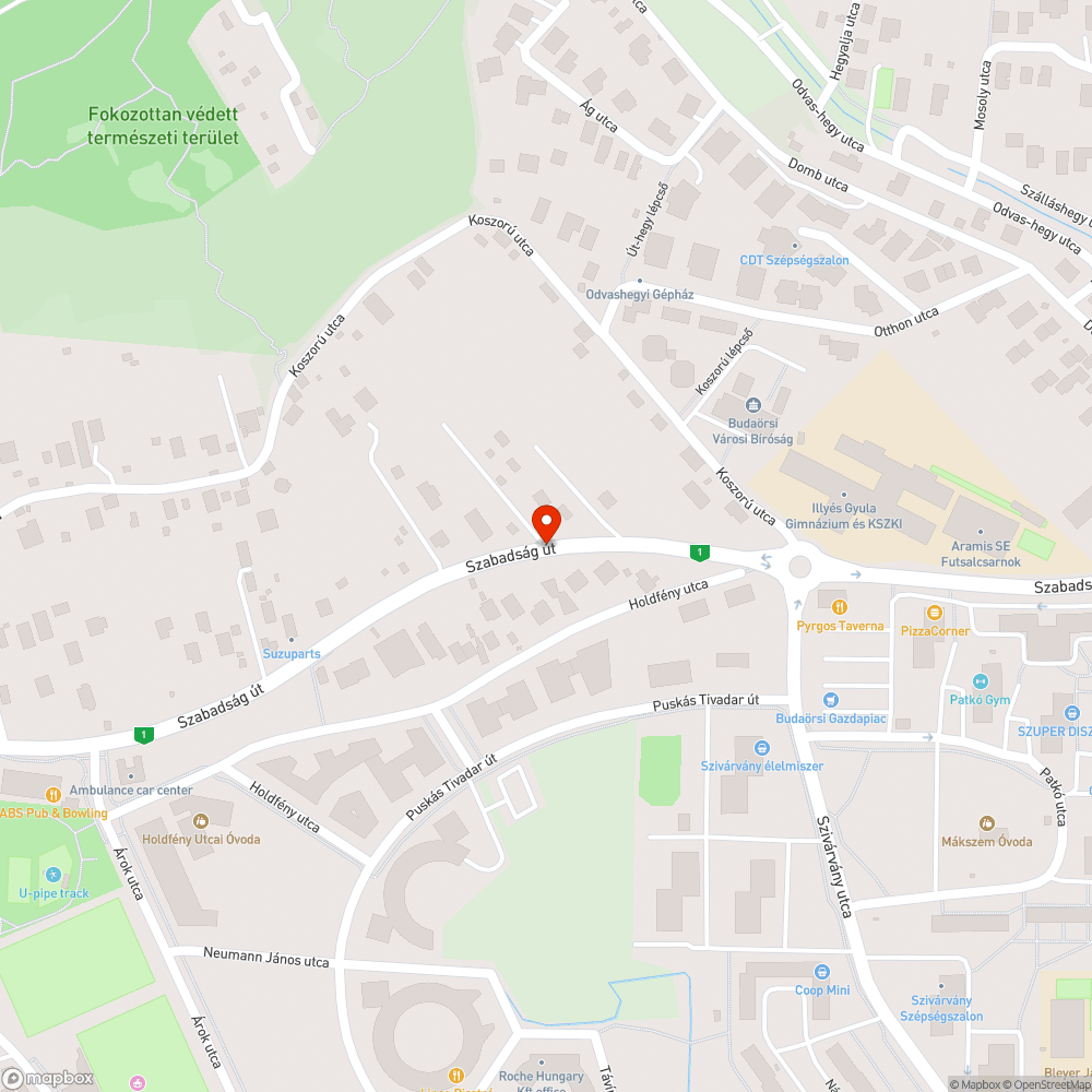 Nem látható behajtani tilos tábla bejelentés helye