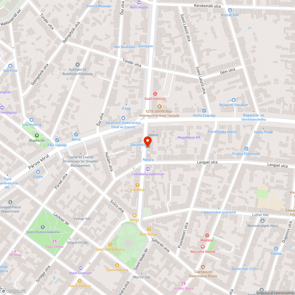 Szétmállott fedlap - Csongrádi sgt. 11/a. bejelentés helye