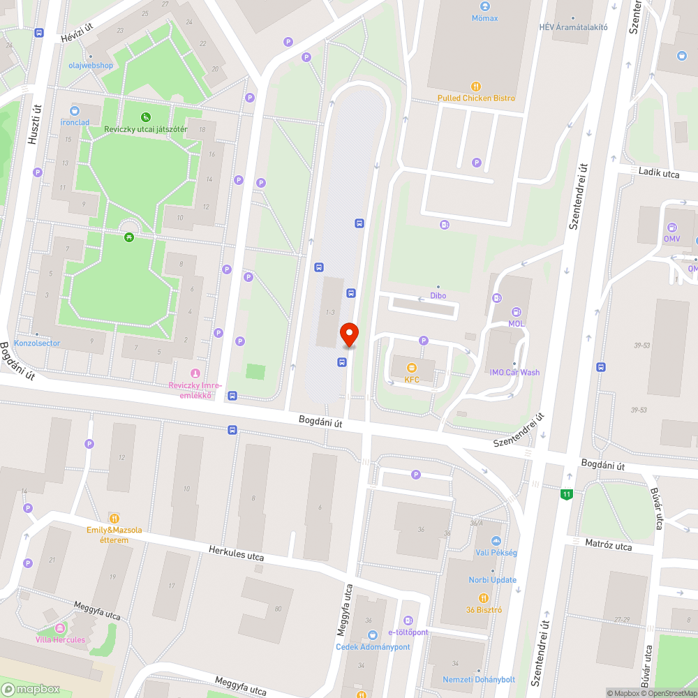 Rossz állapotú tábla bejelentés helye