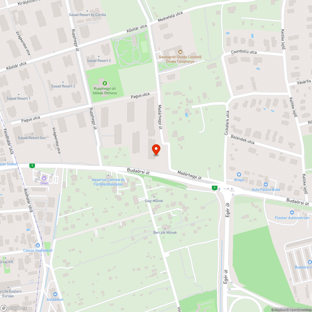 Benőtt bokrok bejelentés helye