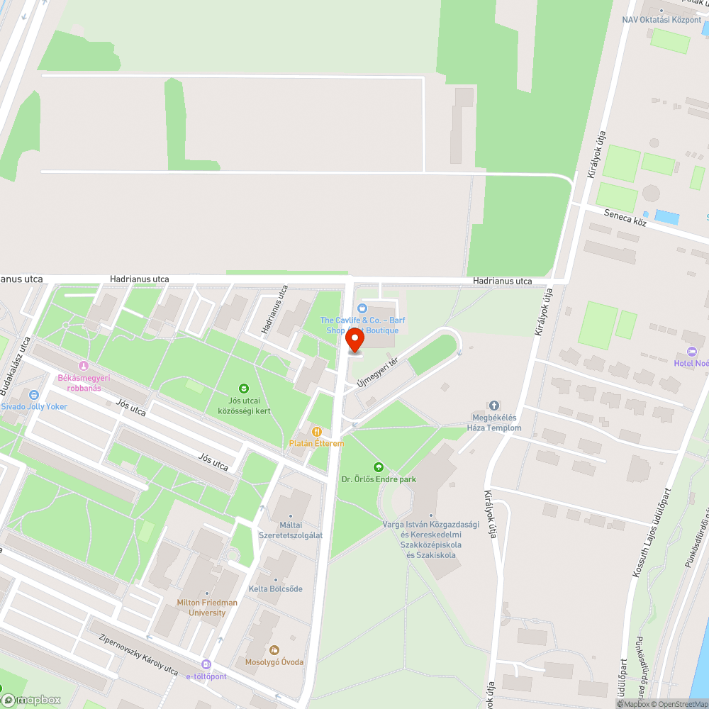 Tönkretett zöldterület bejelentés helye