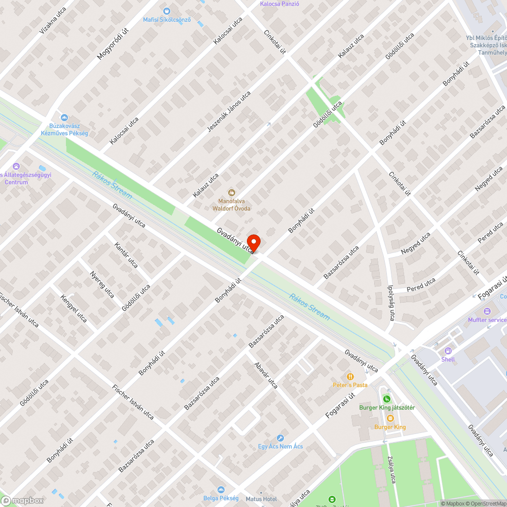 Balesetveszélyes, nehezen belátható kihajtás bejelentés helye