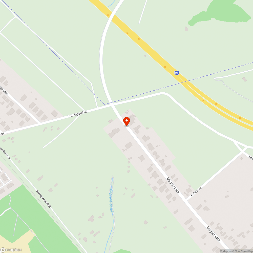 Magtár utca útfelújítás bejelentés helye