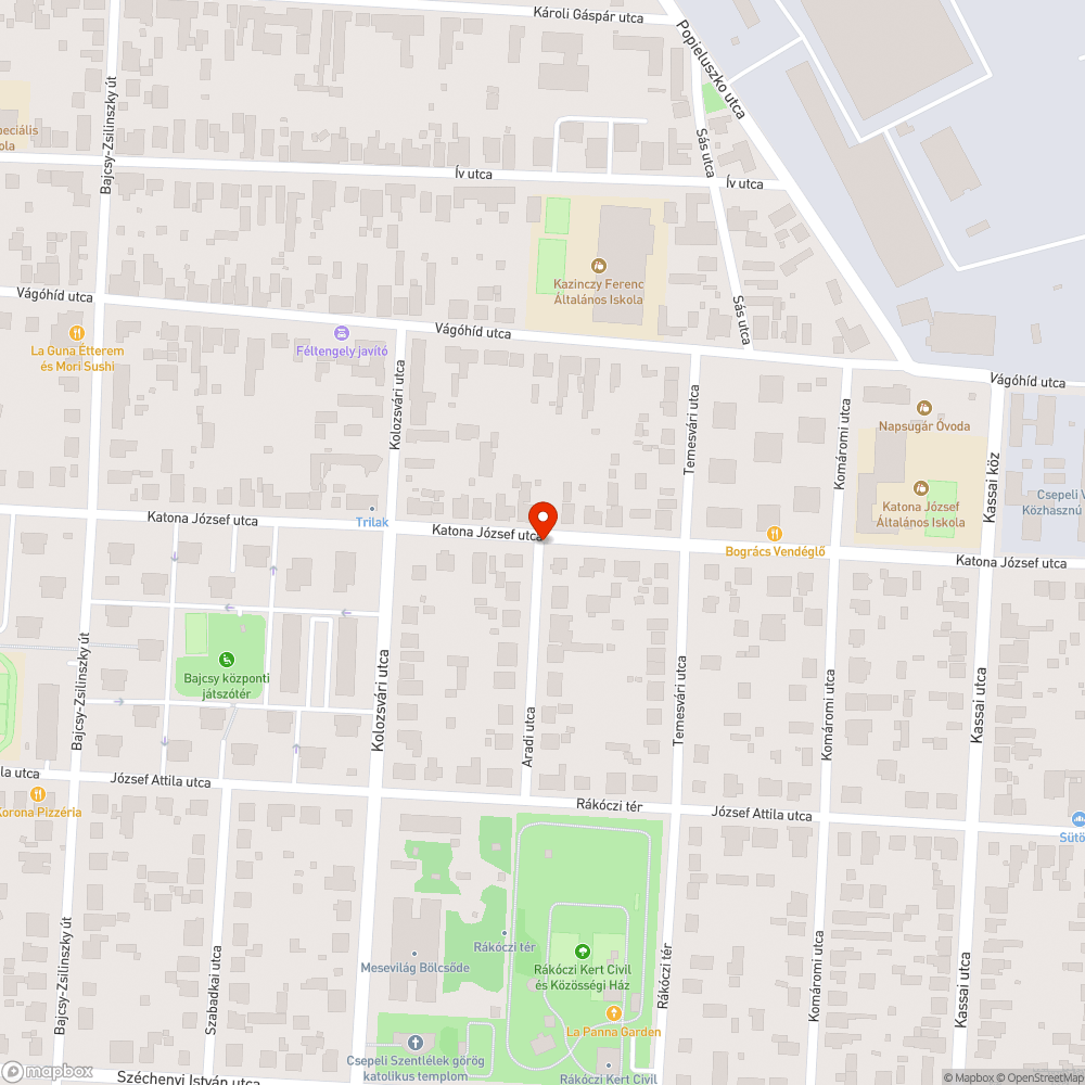 Sérült közl. tábla bejelentés helye