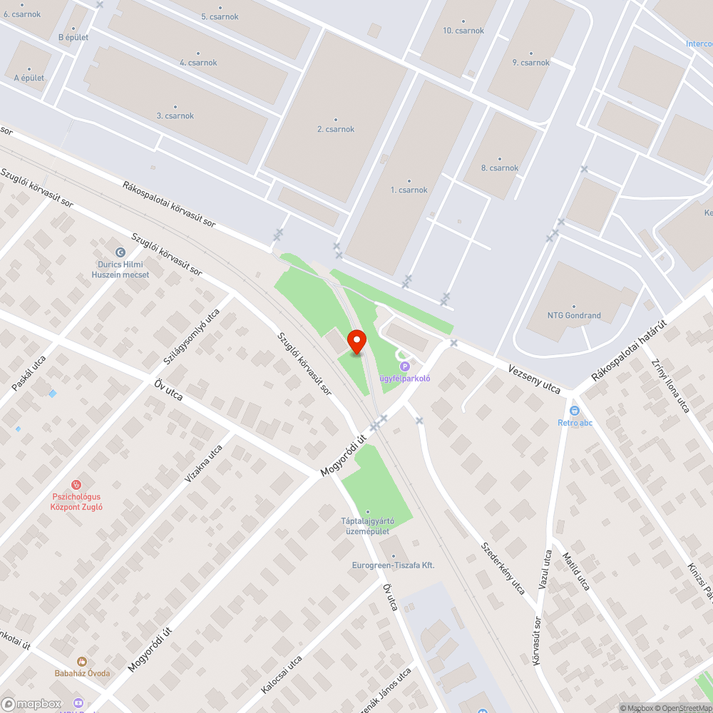 Illegálisan lerakott szemét bejelentés helye