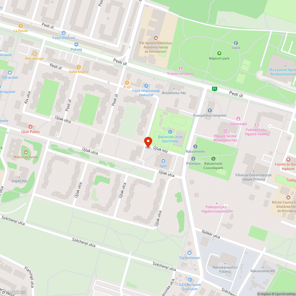 Fenyő bejelentés helye